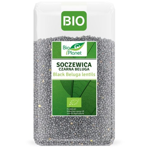 SOCZEWICA CZARNA BELUGA BIO 1 kg - BIO PLANET