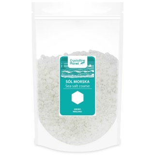SÓL MORSKA GRUBO MIELONA 1 kg - CRYSTALLINE PLANET