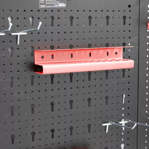 Tablica warsztatowa narzędziowa perforowana 120x60 cm komplet 25 uchwytów