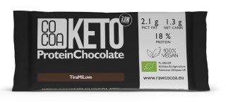 CZEKOLADA PROTEINOWA O SMAKU TIRAMISU KETO BIO 40 g - COCOA
