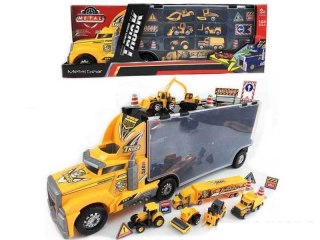 ND21_110437 Ciężarówka truck z autami