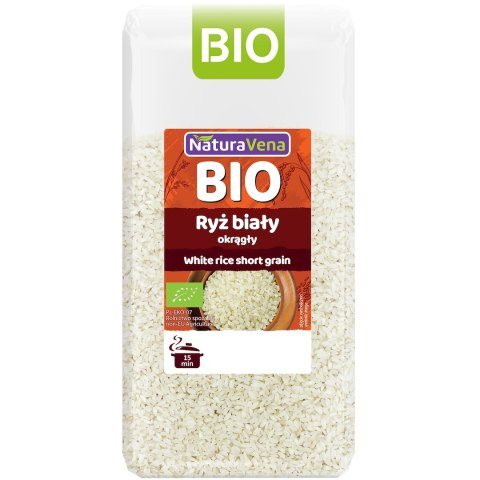 RYŻ BIAŁY OKRĄGŁY BIO 500 g - NATURAVENA