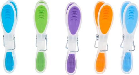 Klamerki Do Prania Vileda Soft Pegs Mocne Miękki Uchwyt Kolorowe 20 Szt.