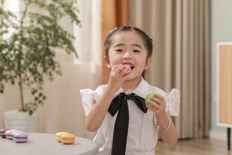 VIGA Drewniane Ciastka Kolorowe Ciasteczka Zestaw Makaroników 8 szt