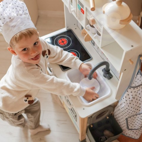 WOOPIE GREEN Drewniana Interaktywna Kuchnia 9w1 z Pralką i Tablicą