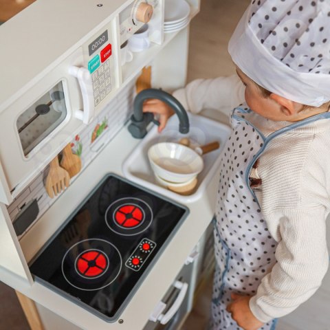 WOOPIE GREEN Drewniana Interaktywna Kuchnia 9w1 z Pralką i Tablicą