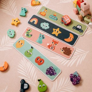 WOOPIE GREEN Układanka Sensoryczna Memory Kształty FSC