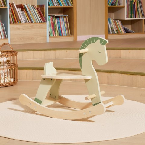 VIGA Drewniany Konik na Biegunach