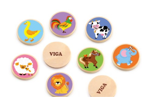 VIGA Gra Zapamiętywanie Memory Zwierzątka
