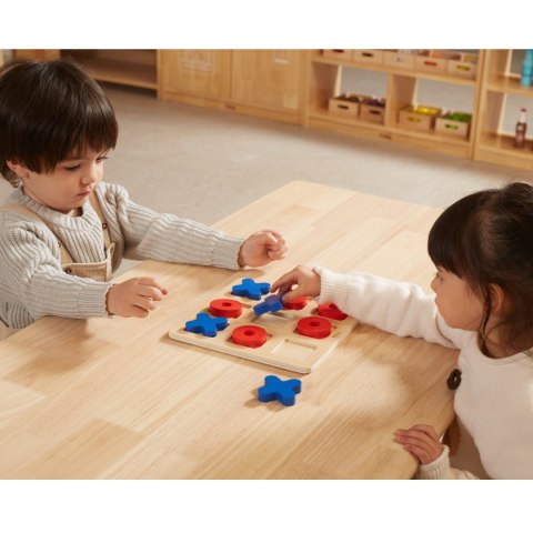 Viga Drewniana Gra Klasyczna Kółko i Krzyżyk