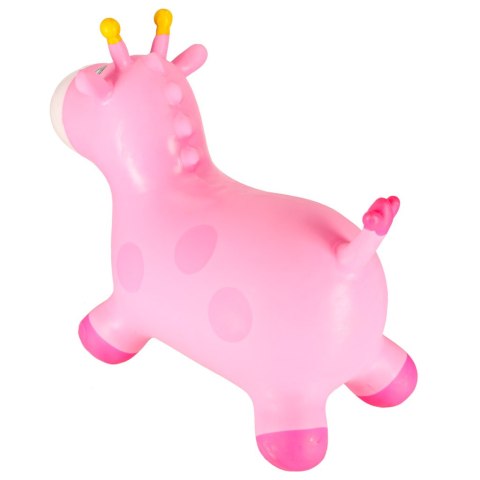 Skoczek gumowy dla dzieci do skakania żyrafa