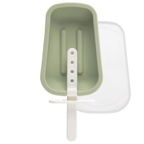 Forma do Lodów ORION Silikonowa Miętowa z Pokrywką Patyczek do Zmywarki