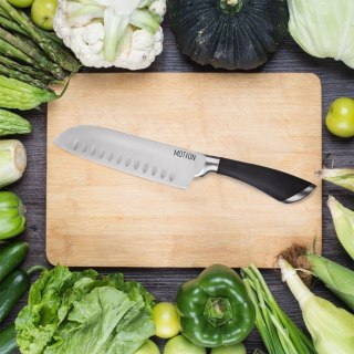Nóż Santoku do Siekania Warzyw Mięs Ryb Stalowy Azjatycki Ostry ORION 31 cm