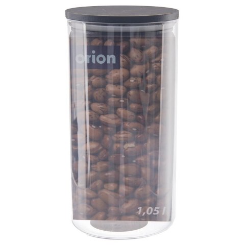 Pojemnik Kuchenny na Makaron Płatki Szklany Pokrywka Uszczelka ORION 980 ml