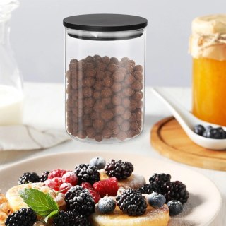 Pojemnik Szklany Sypkie Produkty 600 ml ORION z Uszczelką 12 x 9 cm