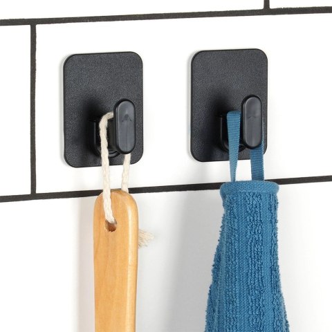 Haczyk Wieszak VILDE Samoprzylepny 2 szt. Czarny Taśma 3M Kuchnia