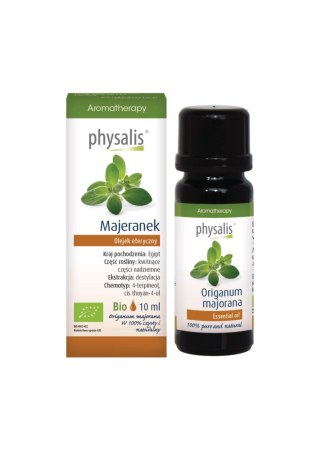 OLEJEK ETERYCZNY MAJERANEK BIO 10 ml - PHYSALIS