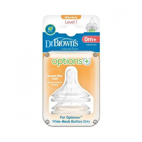 Smoczki 1 szeroka sz.2szt opt+ DR BROWNS