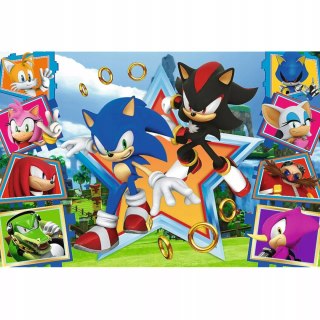 Puzzle Sonic 100 elementów Poznaj Sonica Trefl 16465