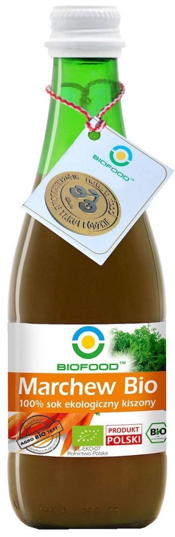 SOK Z MARCHWI KISZONEJ NFC BEZGLUTENOWY BIO 300 ml - BIOFOOD