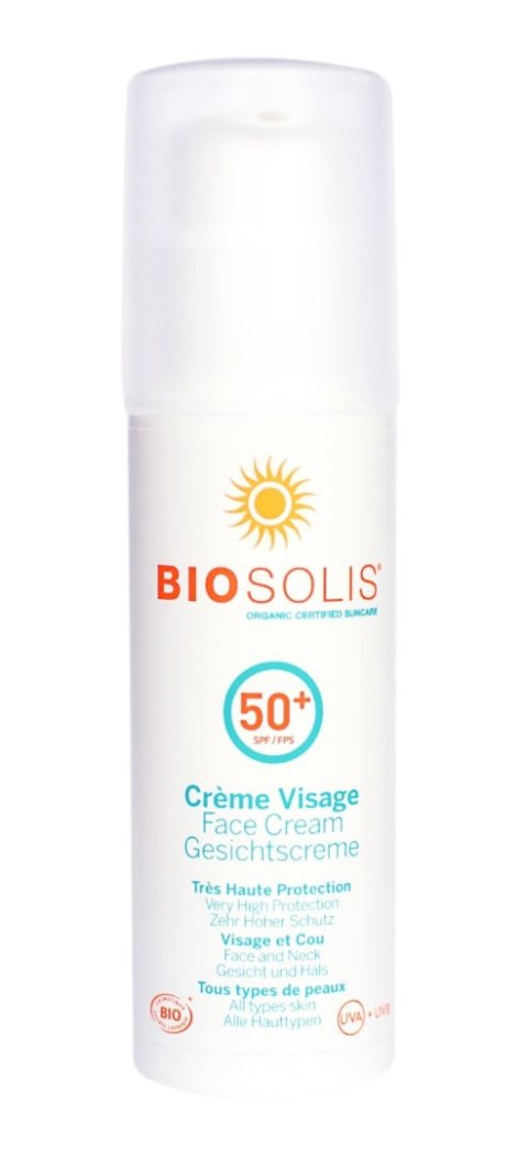 KREM PRZECIWSŁONECZNY DO TWARZY SPF 50+ ECO 50 ml - BIOSOLIS (PRODUKT SEZONOWY)