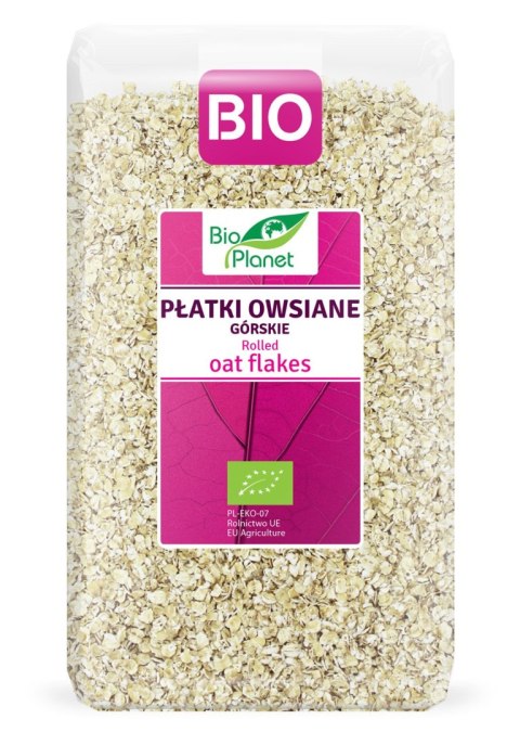 PŁATKI OWSIANE GÓRSKIE BIO 600 g - BIO PLANET