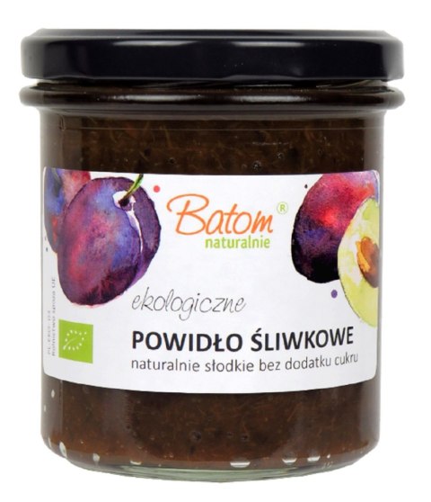 POWIDŁA ŚLIWKOWE BEZ DODATKU CUKRÓW BIO 340 g - BATOM