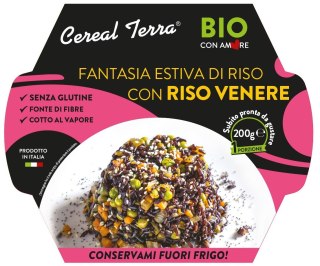 SAŁATKA RYŻOWA Z WARZYWAMI BEZGLUTENOWA BIO 200 g - CEREAL TERRA