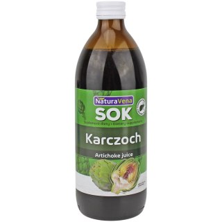 SOK Z KARCZOCHA 500 ml - NATURAVENA
