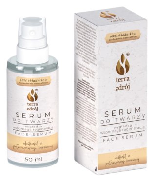 SERUM DO TWARZY WYGŁADZAJĄCO - REGENERUJĄCY 50 ml - TERRA ZDRÓJ (SERIA BOROWINOWA)