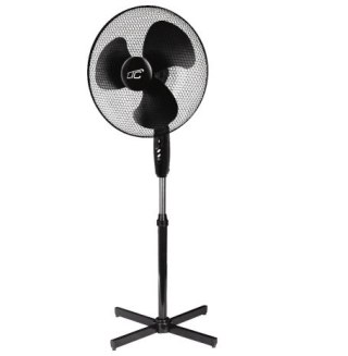 WENTYLATOR PODŁOGOWY 40CM CZARNY