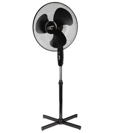 WENTYLATOR PODŁOGOWY 40CM CZARNY