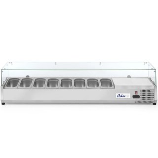 Nadstawa chłodnicza przeszklona z witryną 8 x GN 1/4 - Hendi 232927