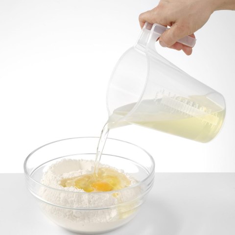 Miara kuchenna dzbanek z miarką z polipropylenu piętrowalny 1L - HENDI 567821