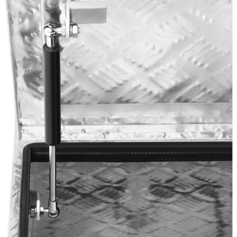 Skrzynka narzędziowa transportowa aluminiowa zamykana na klucz 280 l 177 x 40 x 40 cm