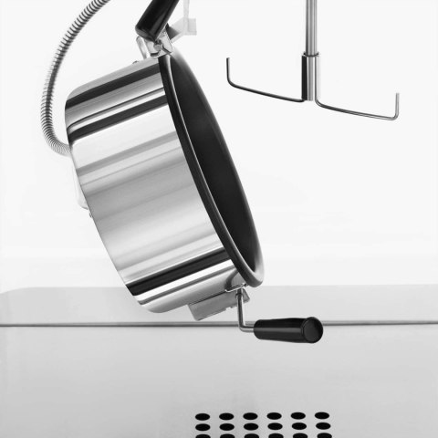 Maszyna urządzenie do prażenia popcornu 4-5 kg/h 1.2 l czarna