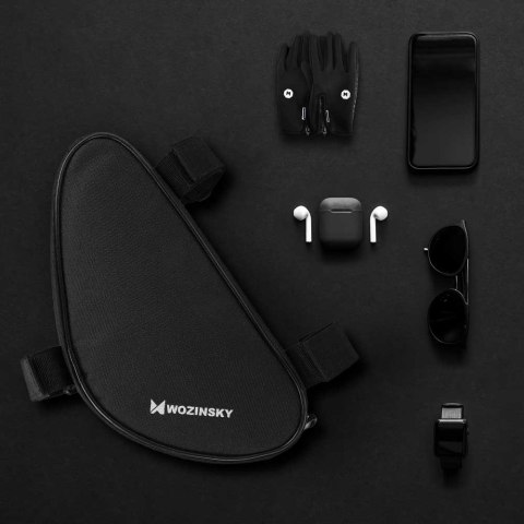 Torba rowerowa na ramę roweru 1.5 l czarny