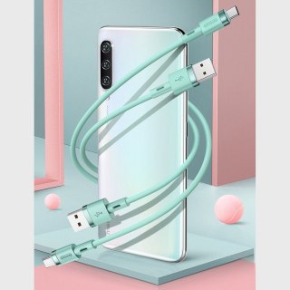 Kabel przewód USB - USB-C 2.4A 1.2 m biały