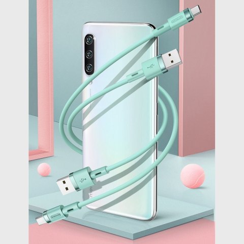 Kabel przewód USB - USB-C 2.4A 1.2 m biały