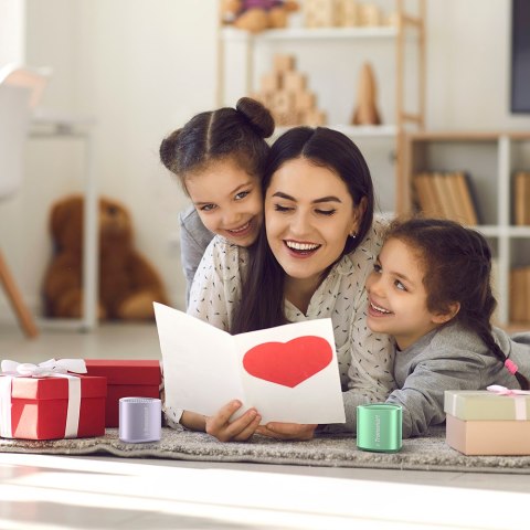 Mały Mini głośnik bezprzewodowy TWS Nimo Bluetooth 5.3 5W zielony