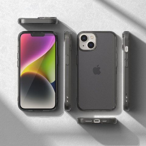 Etui ochronne pokrowiec do iPhone 14 Plus z żelową ramką Fusion Matte szary