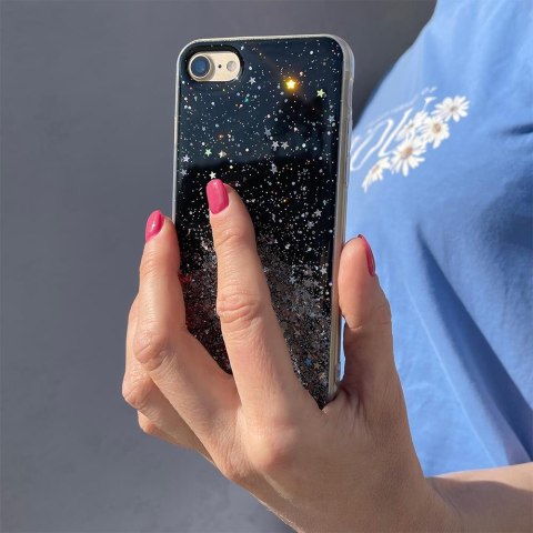Błyszczące etui pokrowiec z brokatem Samsung Galaxy A72 4G Star Glitter przezroczysty