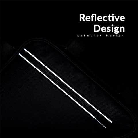 Torba rowerowa wodoodporna mocowana rzepami na ramę czarna