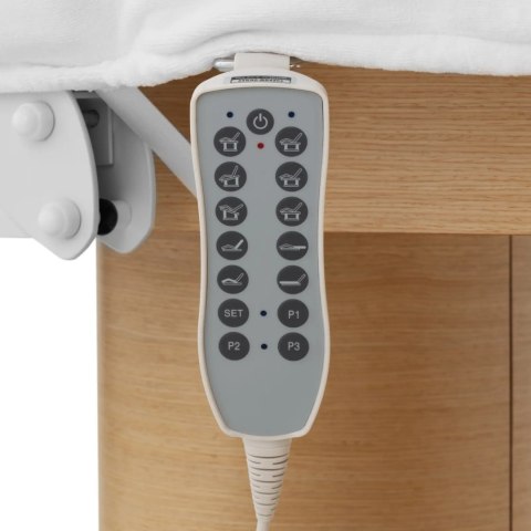 Łóżko stół do masażu tatuażu SPA podgrzewany AVIGNON - biały