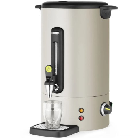 Warnik do wody grzanego wina z kranem tacką ociekową 16 l 1650 W - jasnoszary