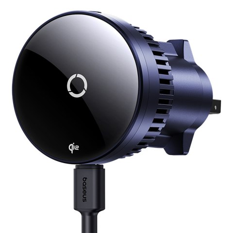 Uchwyt samochodowy MagPro na kratkę nawiewu z ładowarką indukcyjną Qi2.0 15W - czarny