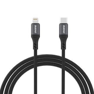 Kabel przewód z oplotem L3CL USB-C - Lightning 30W 2m - czarny