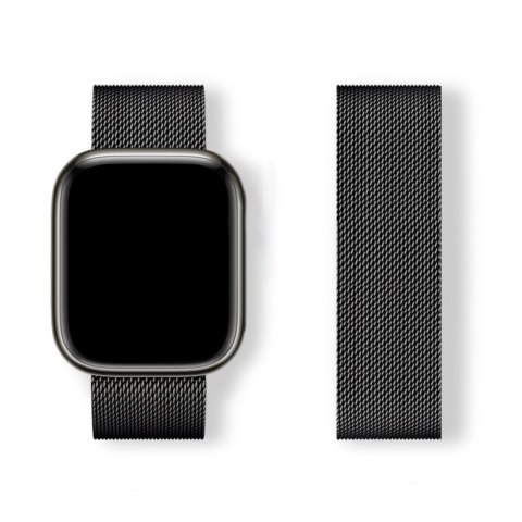 Bransoleta pasek Milanese Loop do Apple Watch 38/40/41 - czarna