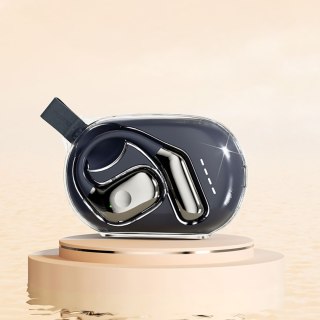 Słuchawka biznesowa Bluetooth 5.3 OWS USB-C - granatowa