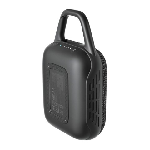 Mały turystyczny głośnik bezprzewodowy Mirtune H1 Bluetooth 8W - czarny